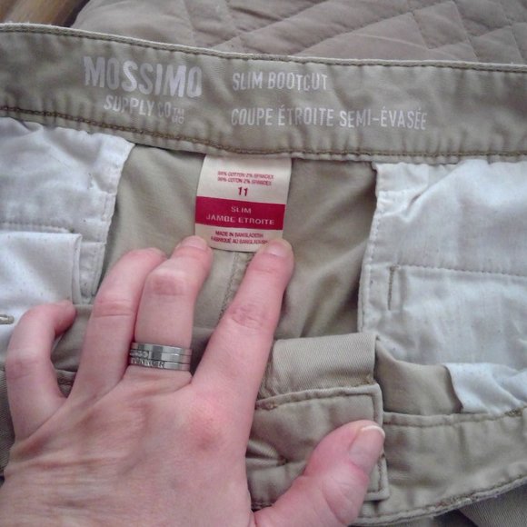Mossimo Slim Bootcut Khakis - Picture 3 of 3